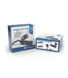 MIDLAND CB mobile radiot, AM / FM, 12/24, includes 3 types of brackets