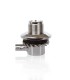 Threaded base with PL Female Connector for antennas and adjustable for RG 58 cable