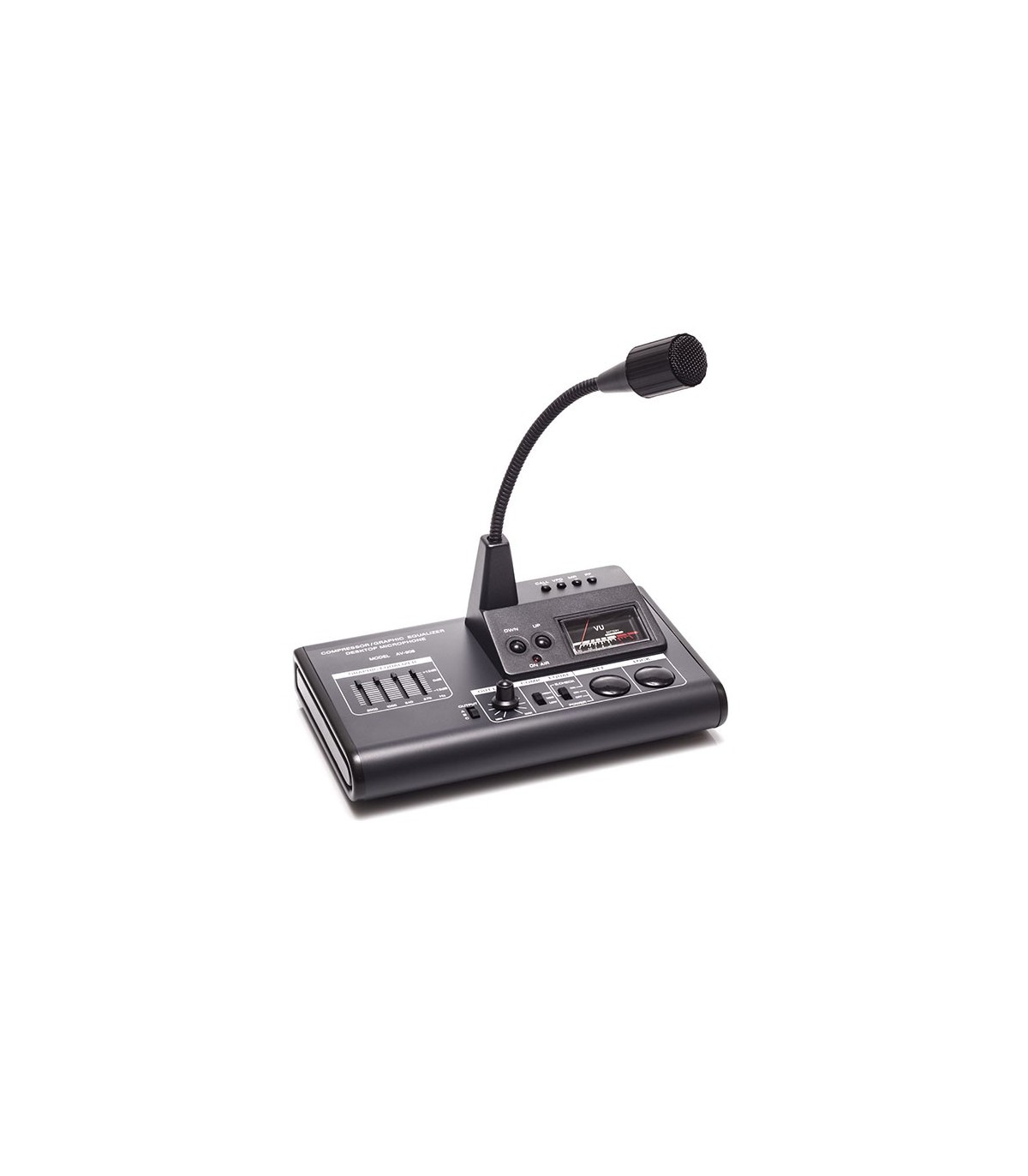 Desk Microphone Compressor Meter For Vhf Uhf Komunica Power