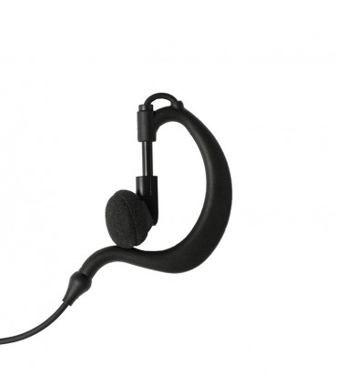 Micro-Auricular Komunica robusto, con PTT de solapa y compatible Motorola CLP-446