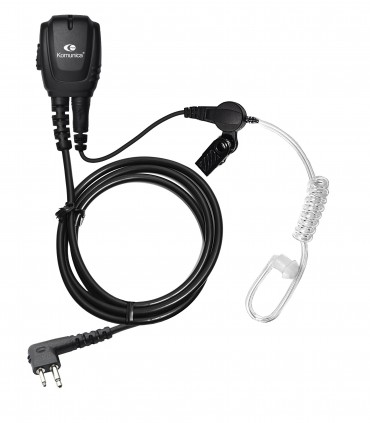 Micro-Auricular profesional Komunica con tubo acústico para  MOTOROLA CP-040/DP1400 (2 Pin)