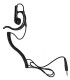 Earphone with coil cord and plug 3,5mm. Special size for speaker-microphones