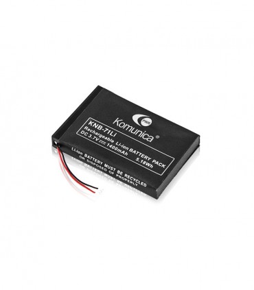 Batería Komunica, compatible 3.7V, 1400 mAh, Li-Ion para PKT23