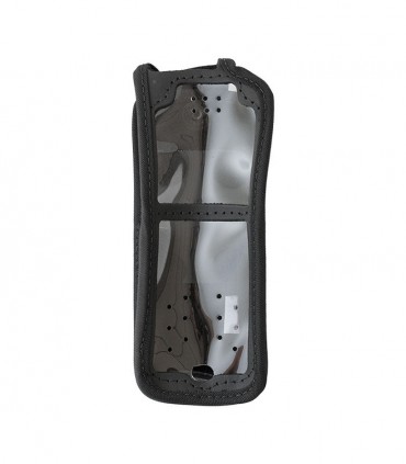 Funda profesional en piel para Sepura, STP-8000/9000 series,  clip metálico