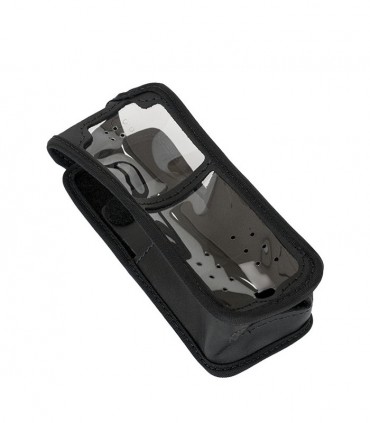 Funda profesional en piel para Sepura, STP-8000/9000 series,  clip metálico