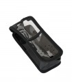 Soft-case in leather for SEPURA STP9000/8000 series, metal clip
