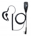 Micro-auricular básico Komunica, compatible con VERTEX / MIDLAND / MAXON  (2P)