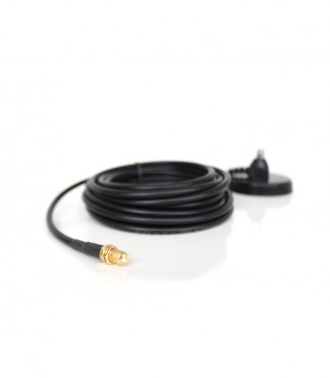 Base magnética Komunica de 7cm para antenas con conector SMA hembra (SMAF). Cable RG-58, 5mts.