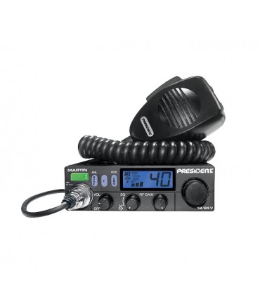 President, emisora CB móvil 40 canales AM / FM (12/24V)