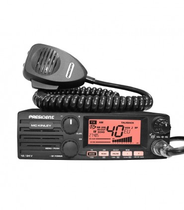 PRESIDENT CB radio 40 channels,  AM/FM/BLU ASC (12/24V), Code TXPR600