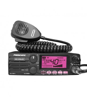 PRESIDENT CB radio 40 channels,  AM/FM/BLU ASC (12/24V), Code TXPR600