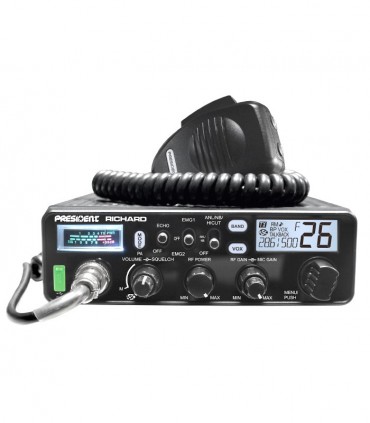 PRESIDENT, CB radio 40 channels AM, FM, 10m (TXPR034)