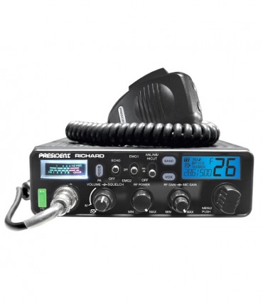 PRESIDENT, CB radio 40 channels AM, FM, 10m (TXPR034)