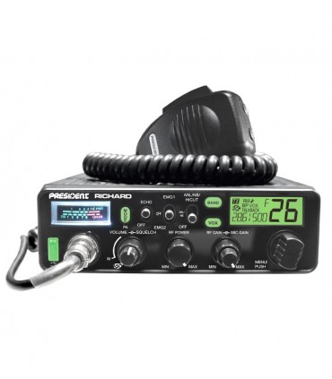 PRESIDENT, CB radio 40 channels AM, FM, 10m (TXPR034)