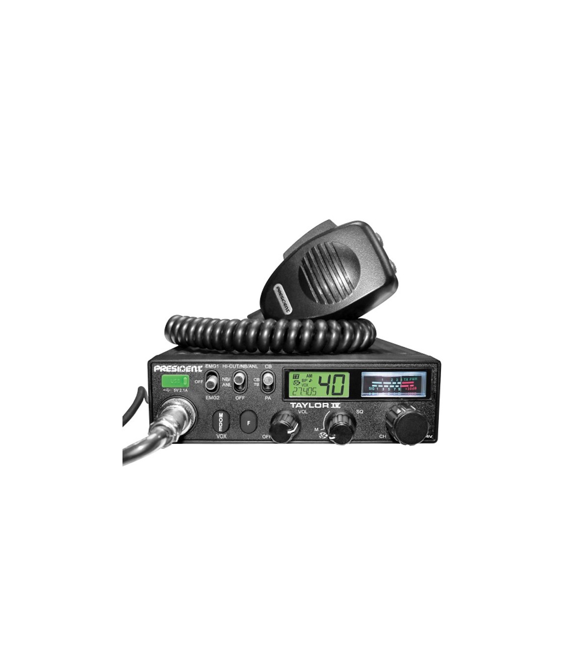 HARRY III ASC 12/24V - AM/FM transceivers - CB Radio / Ham Radio -  President Electronics