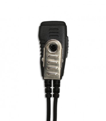 Micro-earphone Komunica compatible Airbus P2G with coiled cable and lapped PTT
