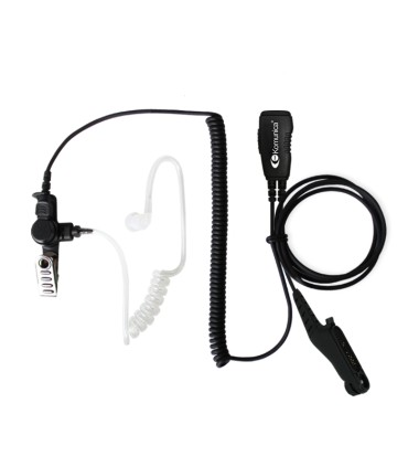 Microauricular Komunica compatible con Motorola, series MXP-600 & R7, con tubo acústico