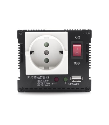 Inverter 400W, 12V/220V + USB connector