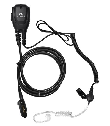 Micro-Auricular Komunica con tubo acústico para Icom IC-F52/62/, etc