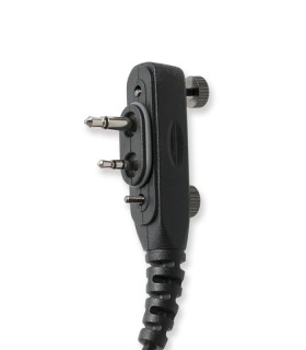 Micro-earphone coil cord + acoustic-tube, compatible to Motorola DP-2400E