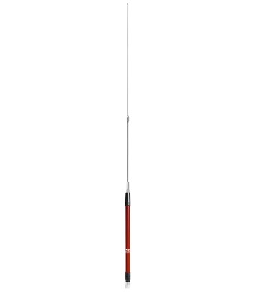 Antena portable WIDE-BAND de 7-430MHz - ajustable - Roja, PL-259