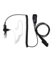 Micro-Earphone Komunica compatible Hytera BP565/515 with acoustic-tube, coil cord and lapel PTT