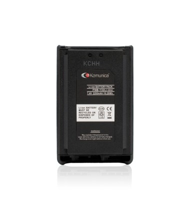 Battery pack with MAXIMUM CAPACITY 2.200mAh and compatible with VAC-UNI chargers, Li-ION