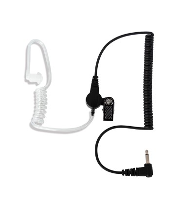 Acoustic earphone 3.5mm connector, right angle.