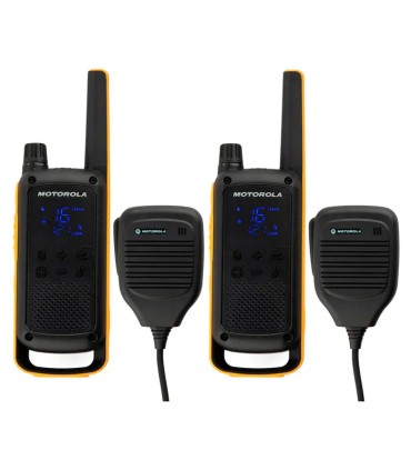 MOTOROLA Case 2 X PMR - T-82 with remote speaker microphones