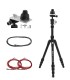 KIT COMPLETO KOMUNICA PARA QRP - Incluye TRIPODE TELESCÓPICO + PLETINA GALVANIZADA + BASE SO-239 + CABLES