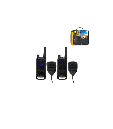MOTOROLA Case 2 X PMR - T-82 with remote speaker microphones
