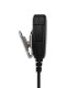 Microauricular Komunica compatible con Motorola, serie CLPe. Versión con orejera giratoria.