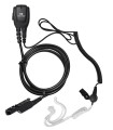 Micro-Earphone Coil cord + Acoustic Tube with earhanger x Motorola DP-2400E & R5