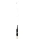 Portable antenna VHF-UHF + RX, 22cm, BNC, thick whip.