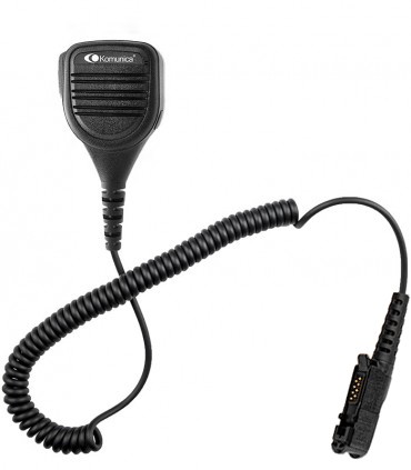 Micro-altavoz robusto con botón de emergencia para Motorola MTP3000/3550
