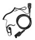 MICRO-AURICULAR CON OREJERA X ICOM ICF-30, RIZADO.