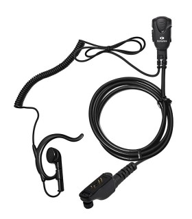 Micro-earphone x ICOM IC-F30. Coil cord.