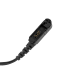 Komunica 3 wires kit, compatible Motorola DP2000, with barrel PTT & mini lapel microphone