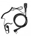 Micro-earphone x ICOM (2Pin right angle) Coil cord