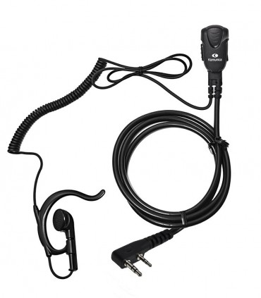 MICRO-AURICULAR CON OREJERA X KENWOOD CABLE RIZADO