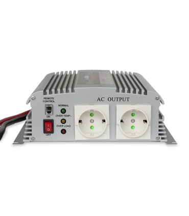 Inversor 1200W, 12V/220V + control remoto