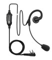 Boom-type Microearphone compatible with Kenwood 2 Pin