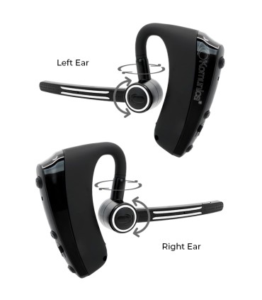 Microauricular Wireless PTT con doble línea de comunicación. Compatible con iOS & Android + Walkie-Talkie