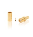 Conector SMA hembra crimpar RG-58