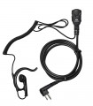 Micro-earphone x MOTOROLA. Coil cord. compstible CP-040/DP1400/R2, etc
