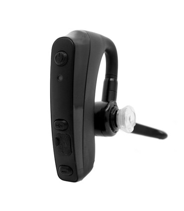 Wireless PTT microearphone with dual communication lines. Compatible with Phone + Walkie-Talkie. Special version for PoC iOS.