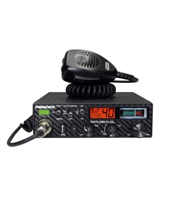 PRESIDENT CB27 Radio 40 Channels AM/FM ASC 12/24V S.W.R. NRC