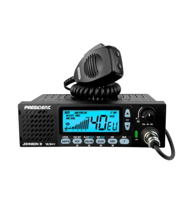 PRESIDENT Emisora CB 40 AM/FM ASC VOX 12/24V