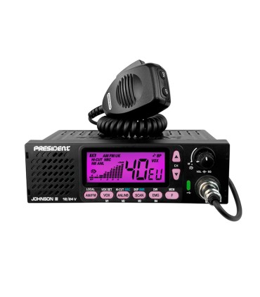 PRESIDENT Emisora CB 40 AM/FM ASC VOX 12/24V