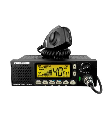 PRESIDENT CB Radio 40 AM/FM ASC VOX 12/24V